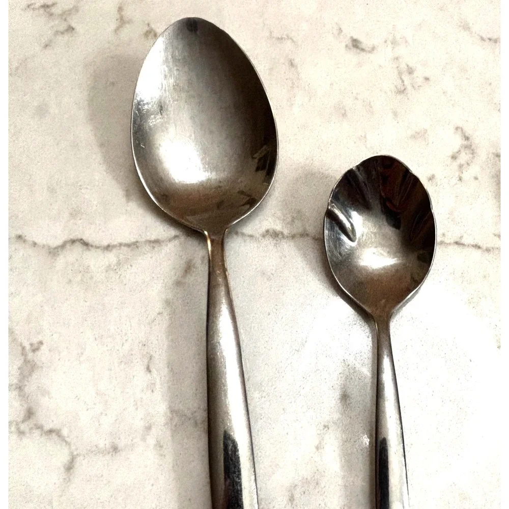 Farberware Dot 4-Pc Serving Utensil Set Stainless Replacement Contemporary